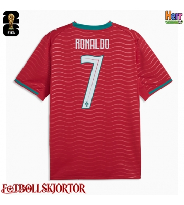 Portugal Cristiano Ronaldo #7 Hemmatröja VM 2026 Kortärmad